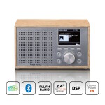 Lenco Mono DAB+ FM radio with BT, wood